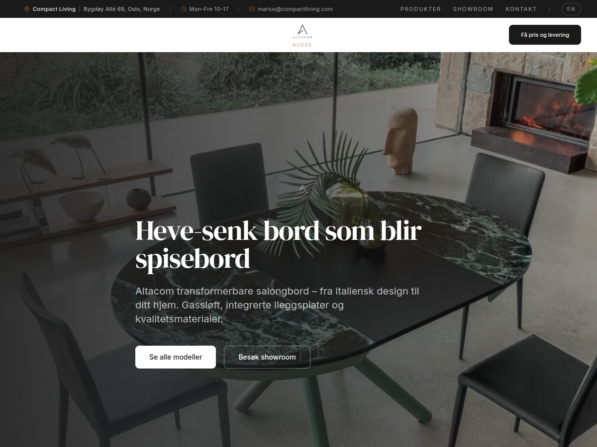 Altacom Norge forside